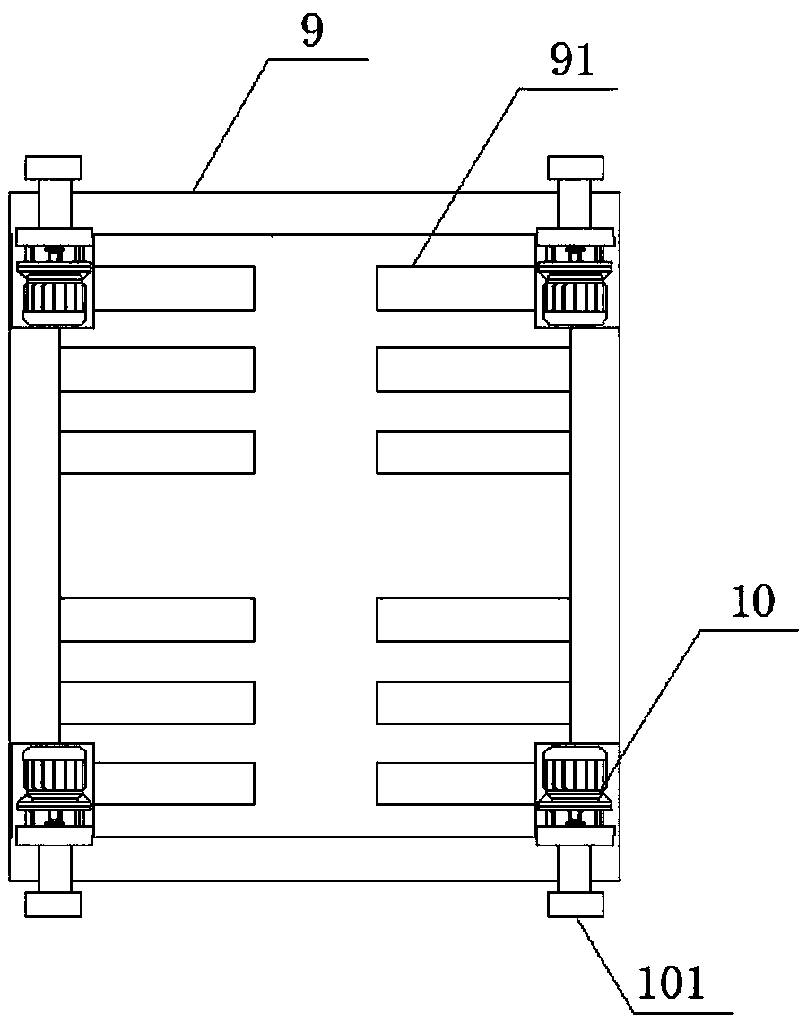 Convenient dual-layer lifting-and-translation parking equipment with reinforced fixing effect