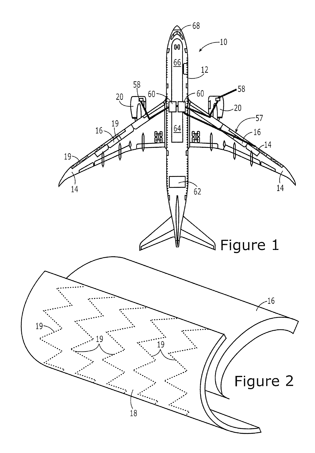 Aircraft and associated method for providing electrical energy to an anti-icing system