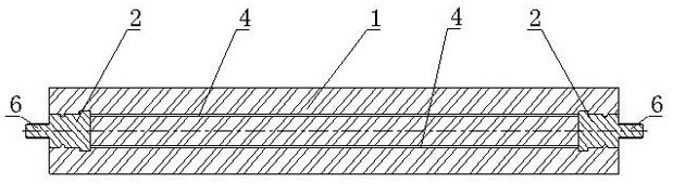 Handrail of buffer guardrail