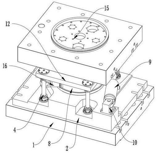 Finish forging die for drive gear