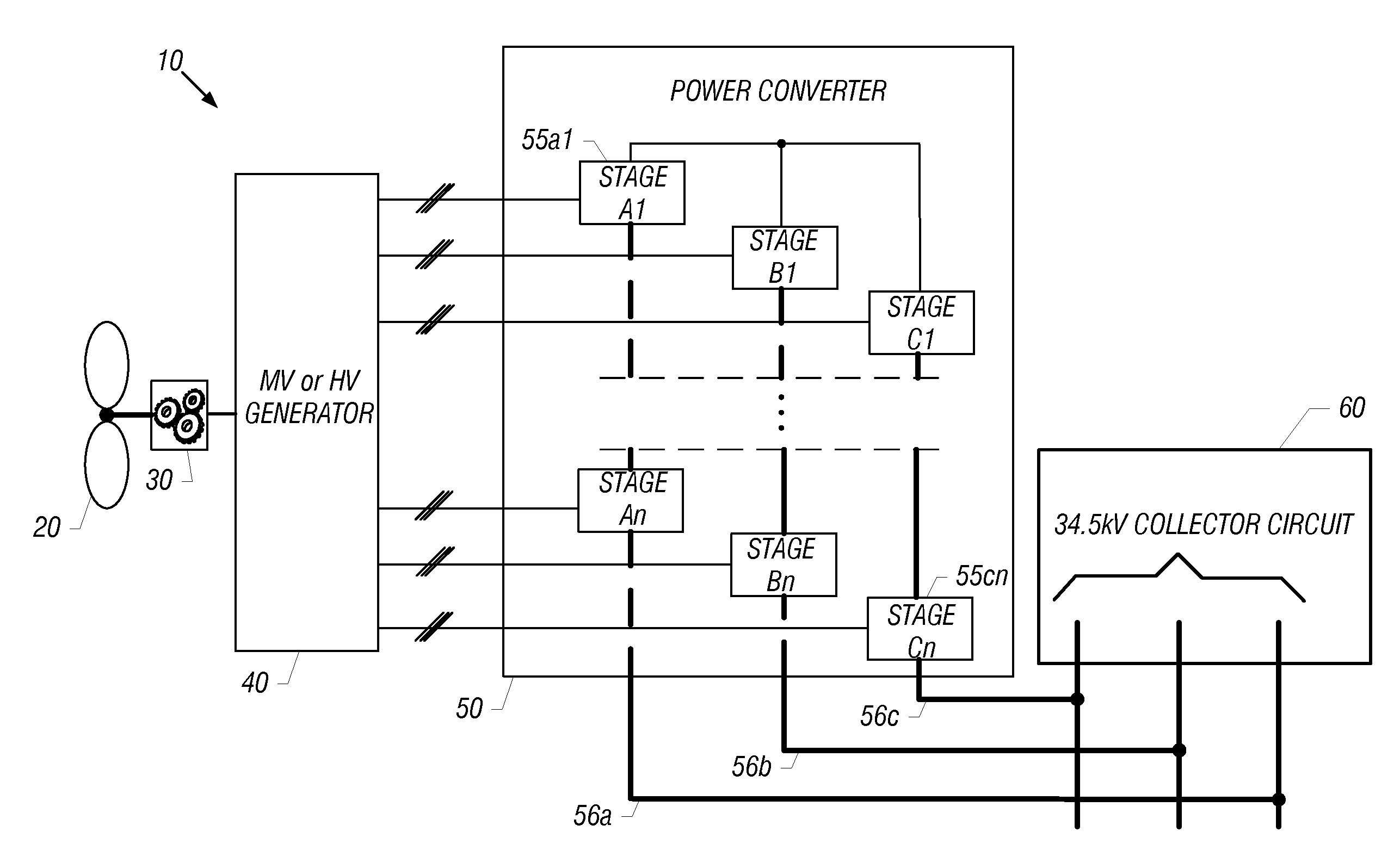 Power Converter For Use With Wind Generator