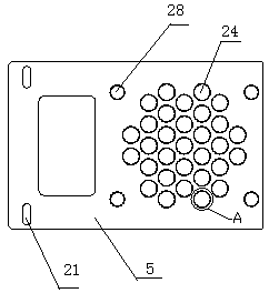 A plastic shell of commutator Morgan mold is automatically pressed into the preheating mechanism