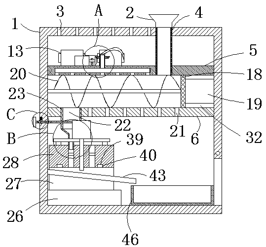 A wheat drying and milling integrated machine for deep processing of agricultural products