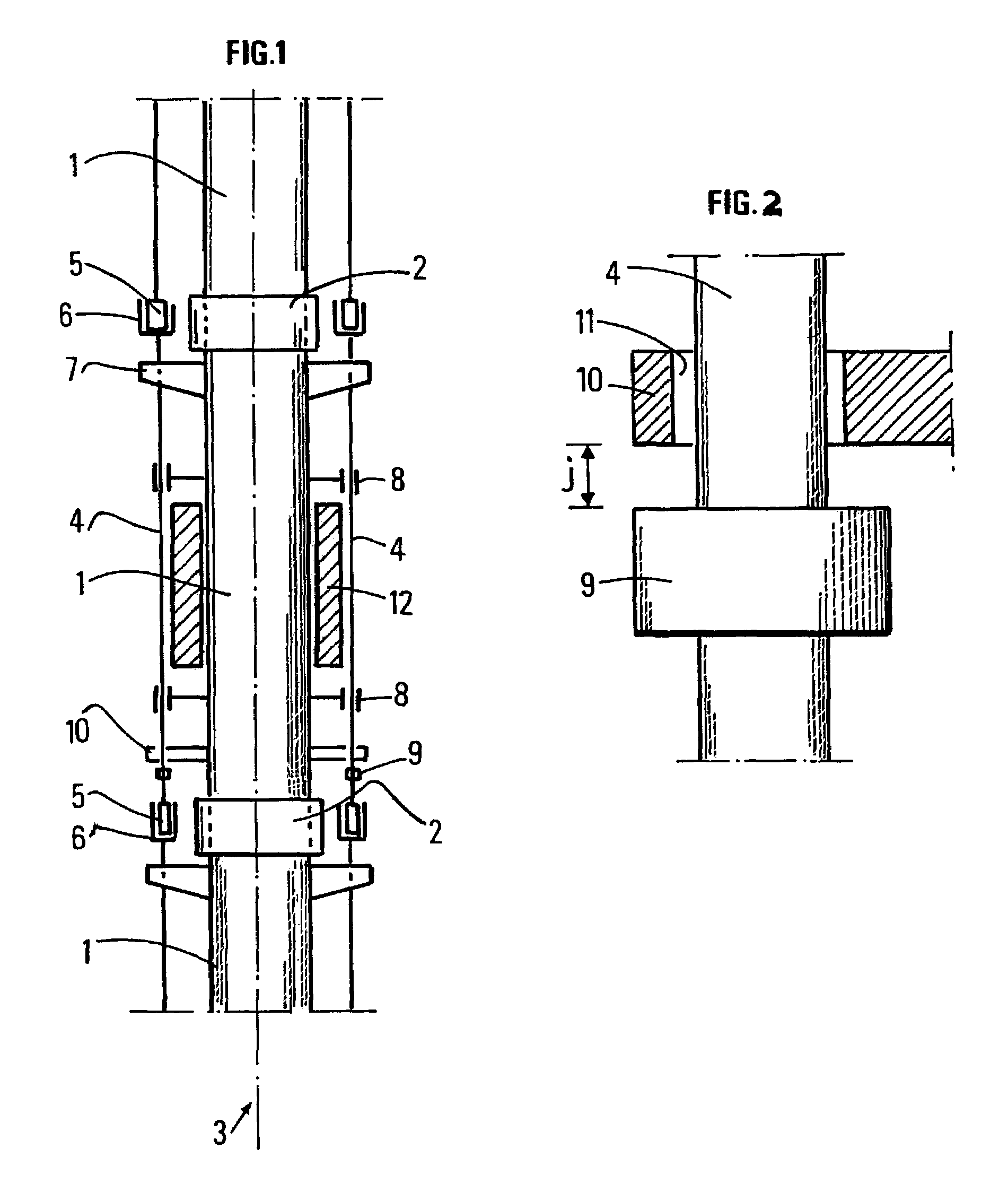Method for dimensioning a riser element with integrated auxiliary lines