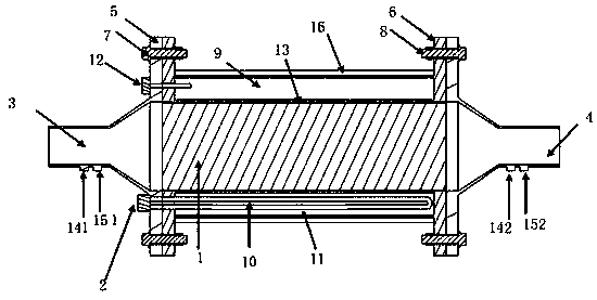 Initiative regeneration particulate filter and control method