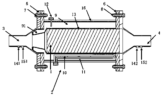 Initiative regeneration particulate filter and control method