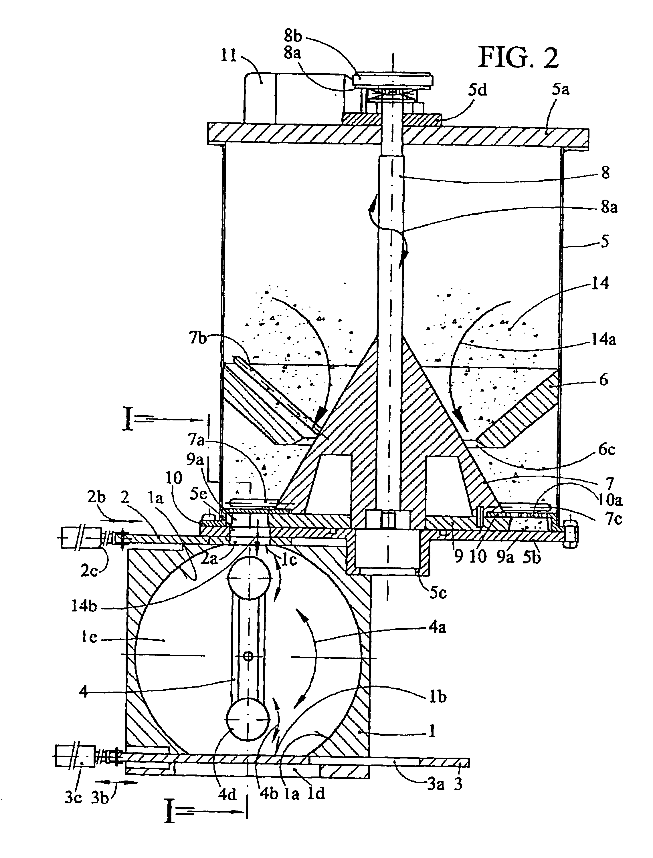 Dough mixer with metering device