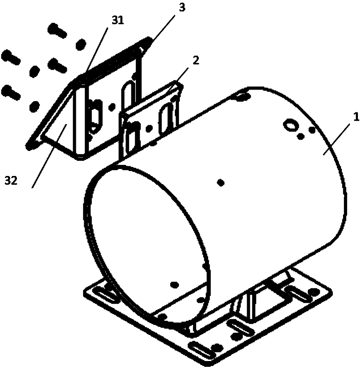 Motor capable of adjusting any arc surface of terminal box through rubber pad
