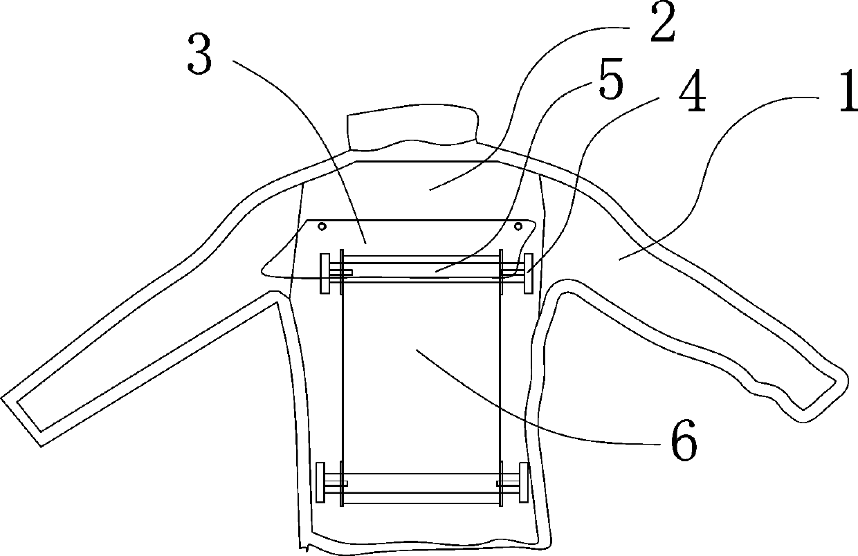 Reel type replacement inner layer children's garment
