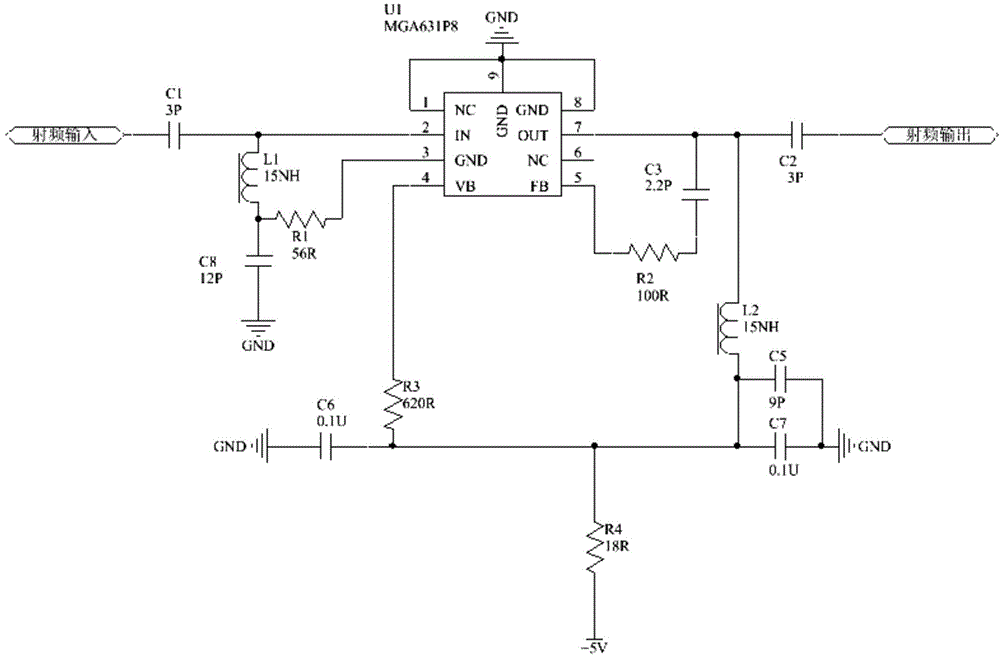 Input-matching standing-wave ratio adjusting circuit for low-noise amplifier