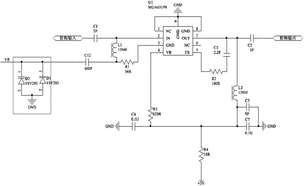 Input-matching standing-wave ratio adjusting circuit for low-noise amplifier