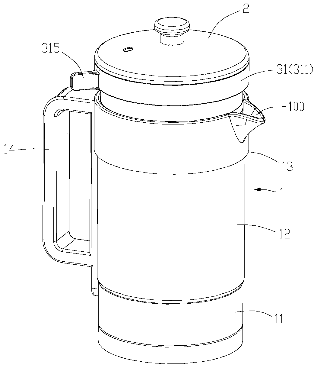 Siphoning type tea boiler