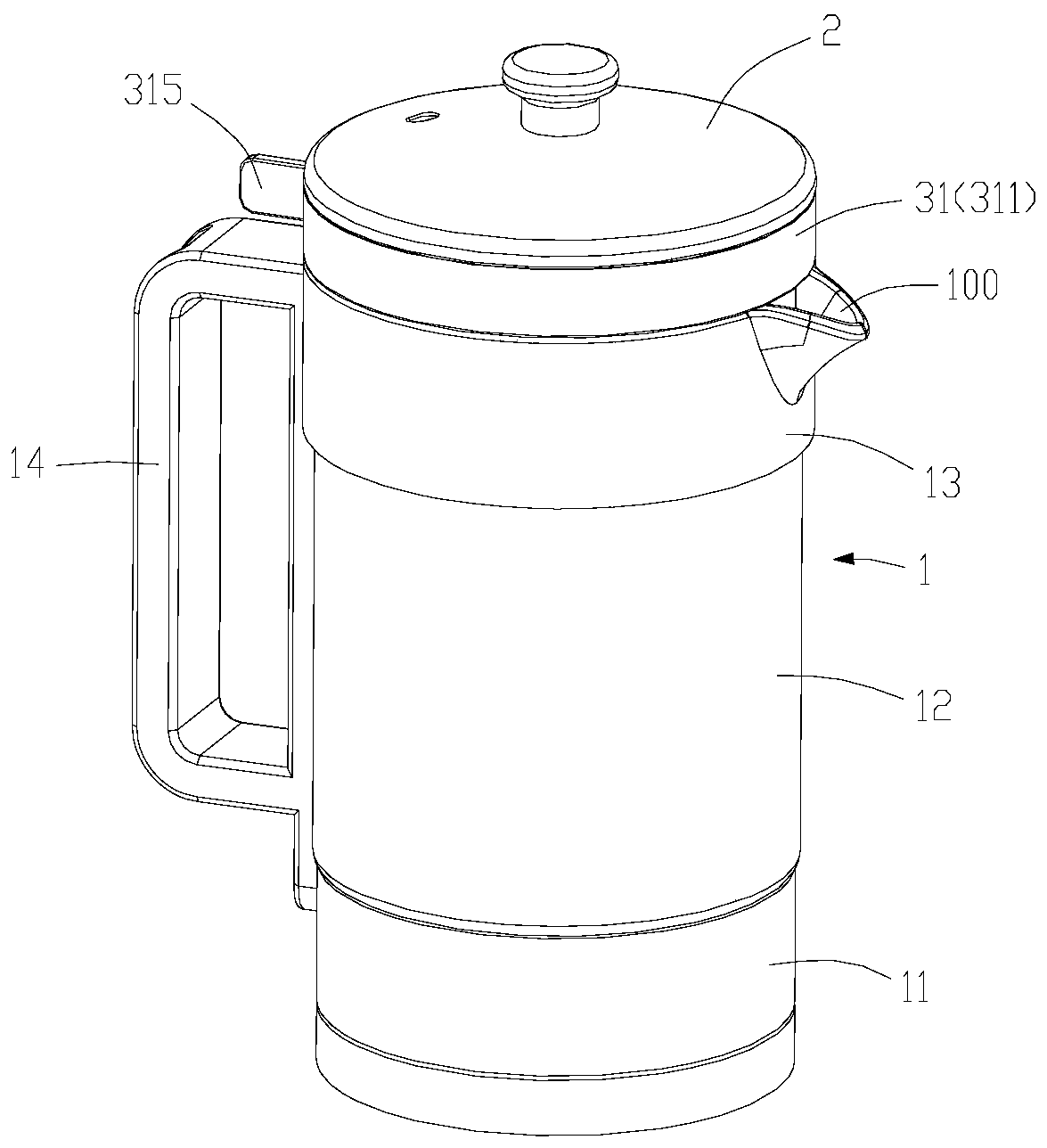 Siphoning type tea boiler