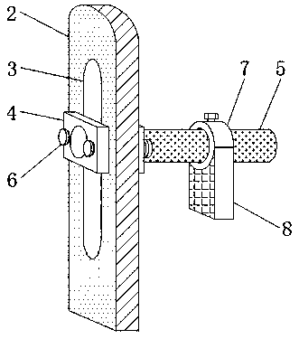 Building abrasion-proof material cutting device capable of cleaning sweeps