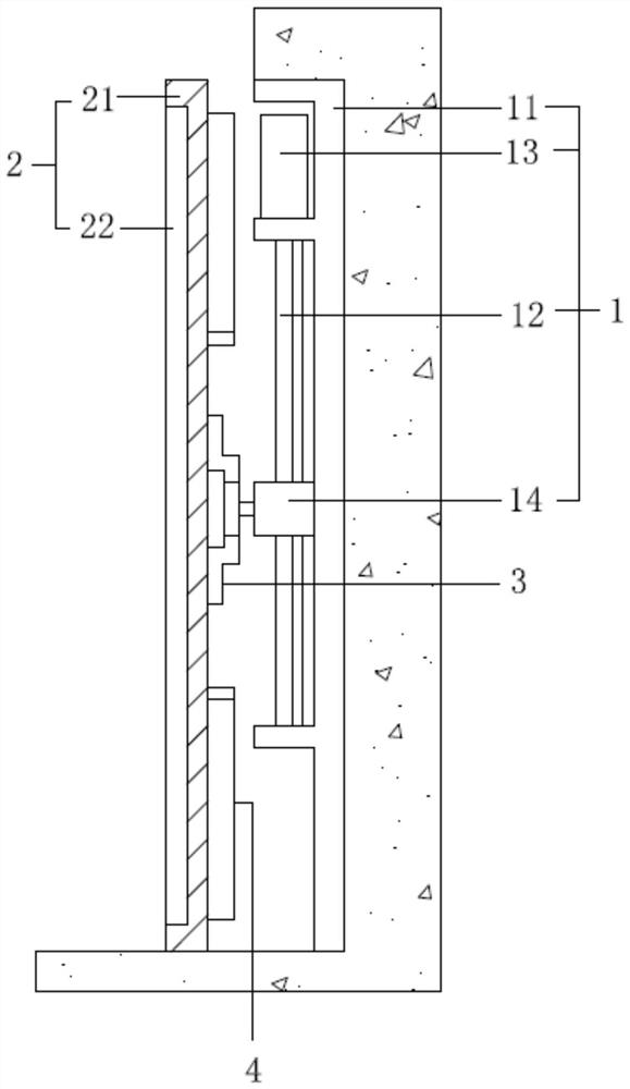 Position-adjustable assembly type dressing mirror device