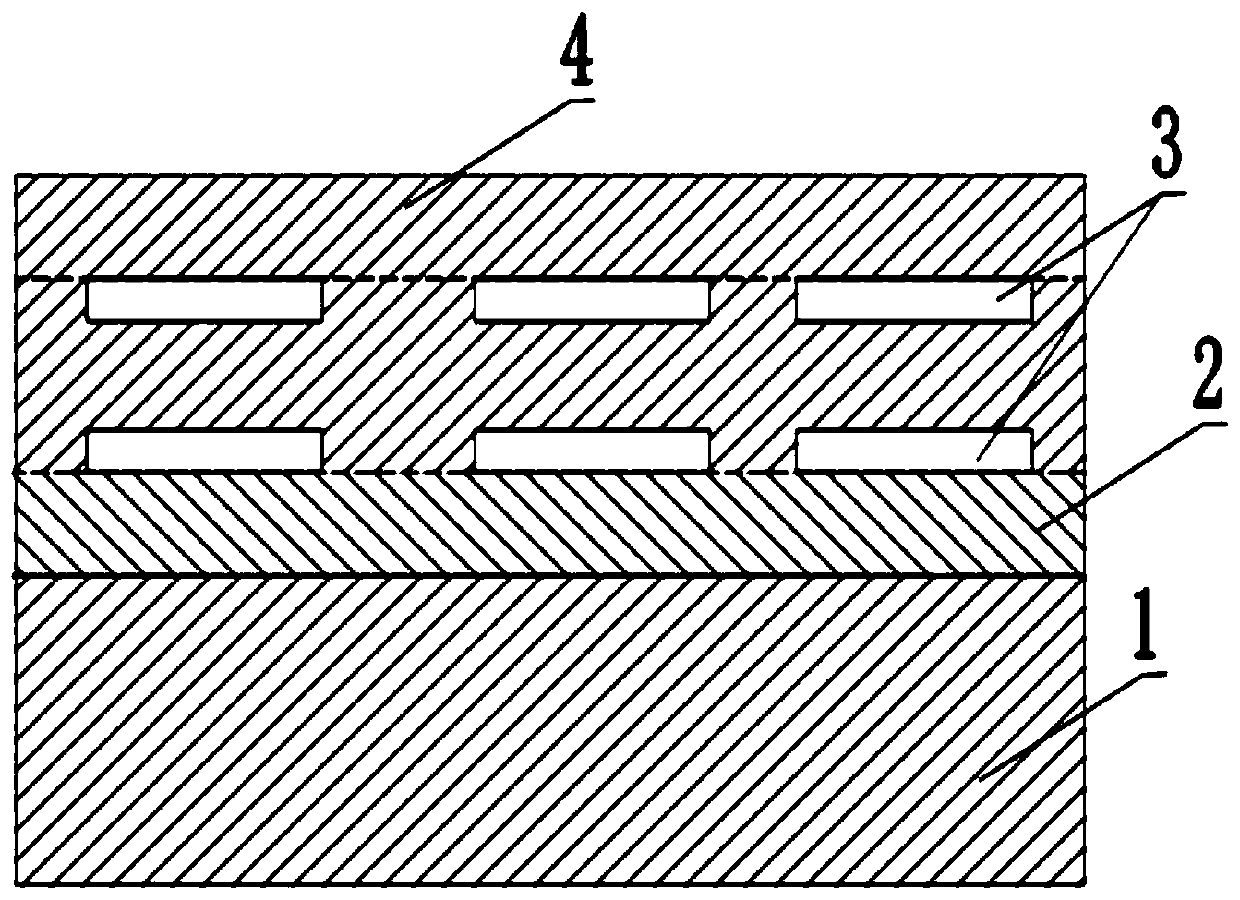 Double-strip-shaped silicon nitride waveguide and preparation method thereof