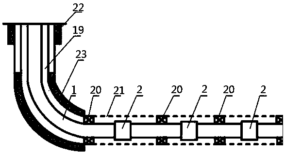 Flow bending type control valve and well system