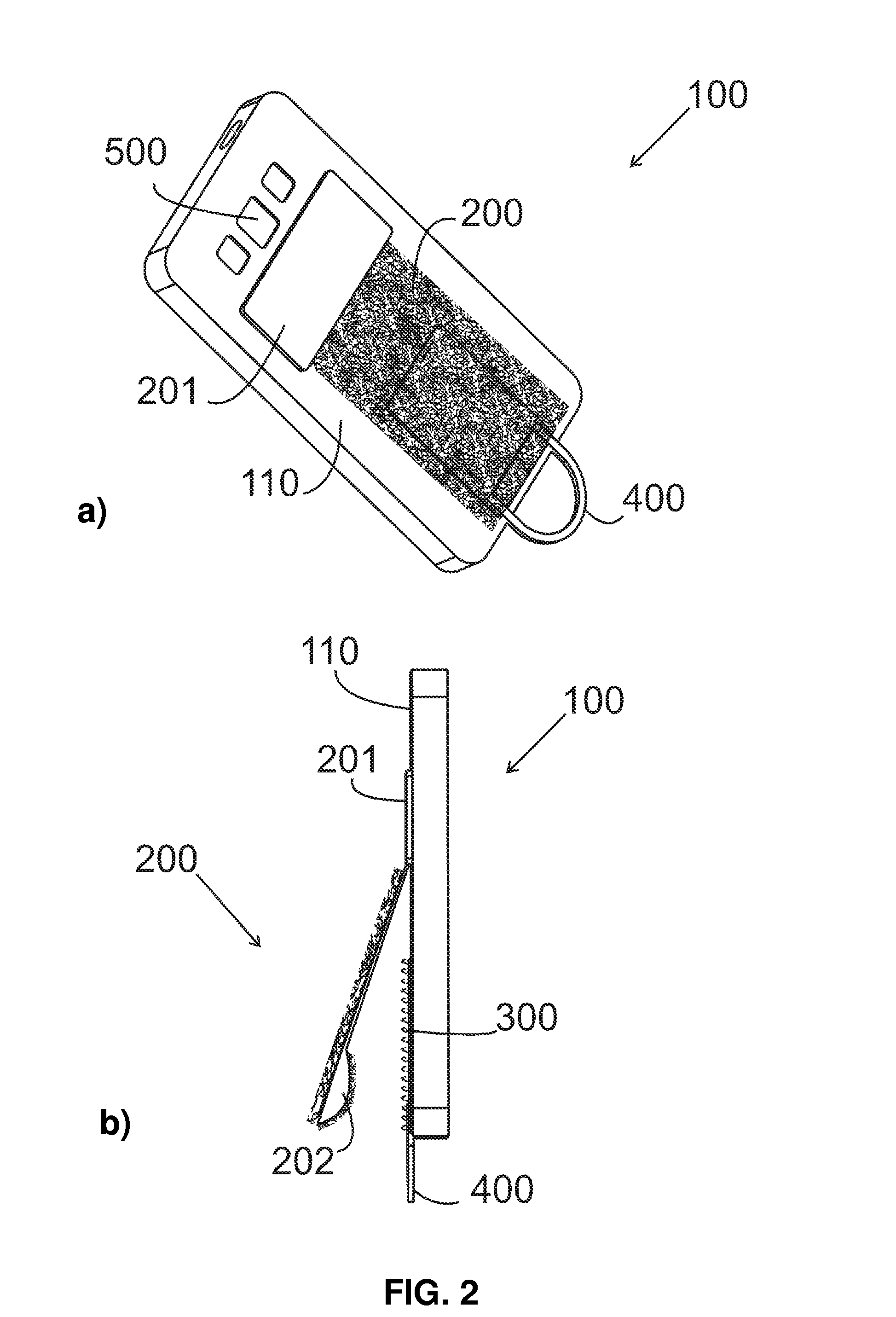 Handler for electronic handheld devices