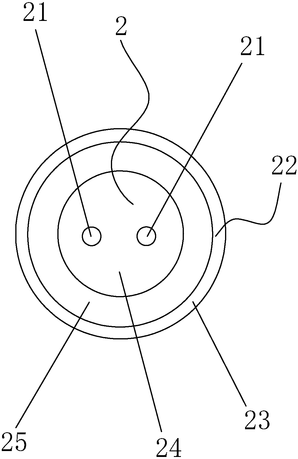 Male and female connection plug convenient to understand internal corrosion condition