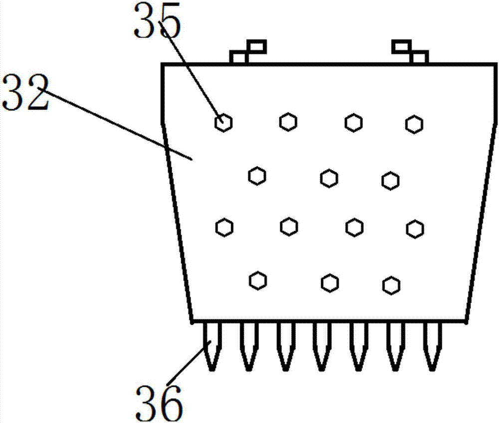 Efficient safe agriculture field ploughing arranging device