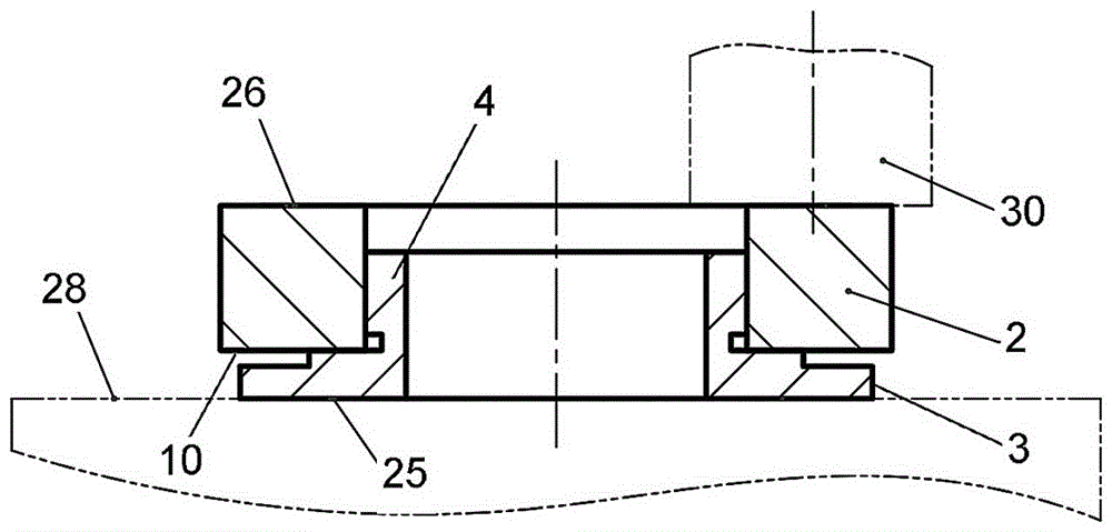 Heat cover type grinding device for machining sealing ring with regularly conical surface