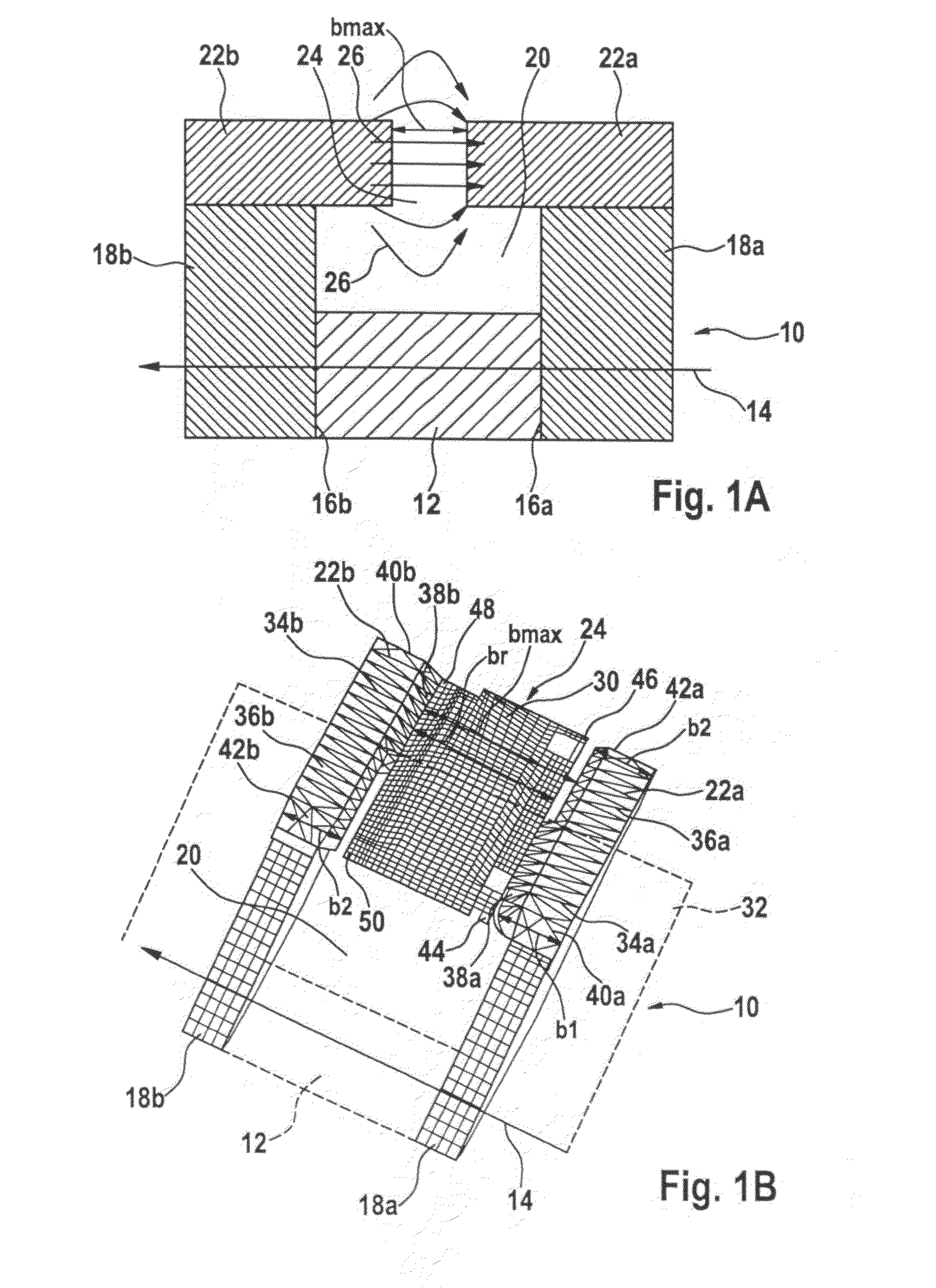 Magnetic yoke, micromechanical component, and method for the manufacture thereof