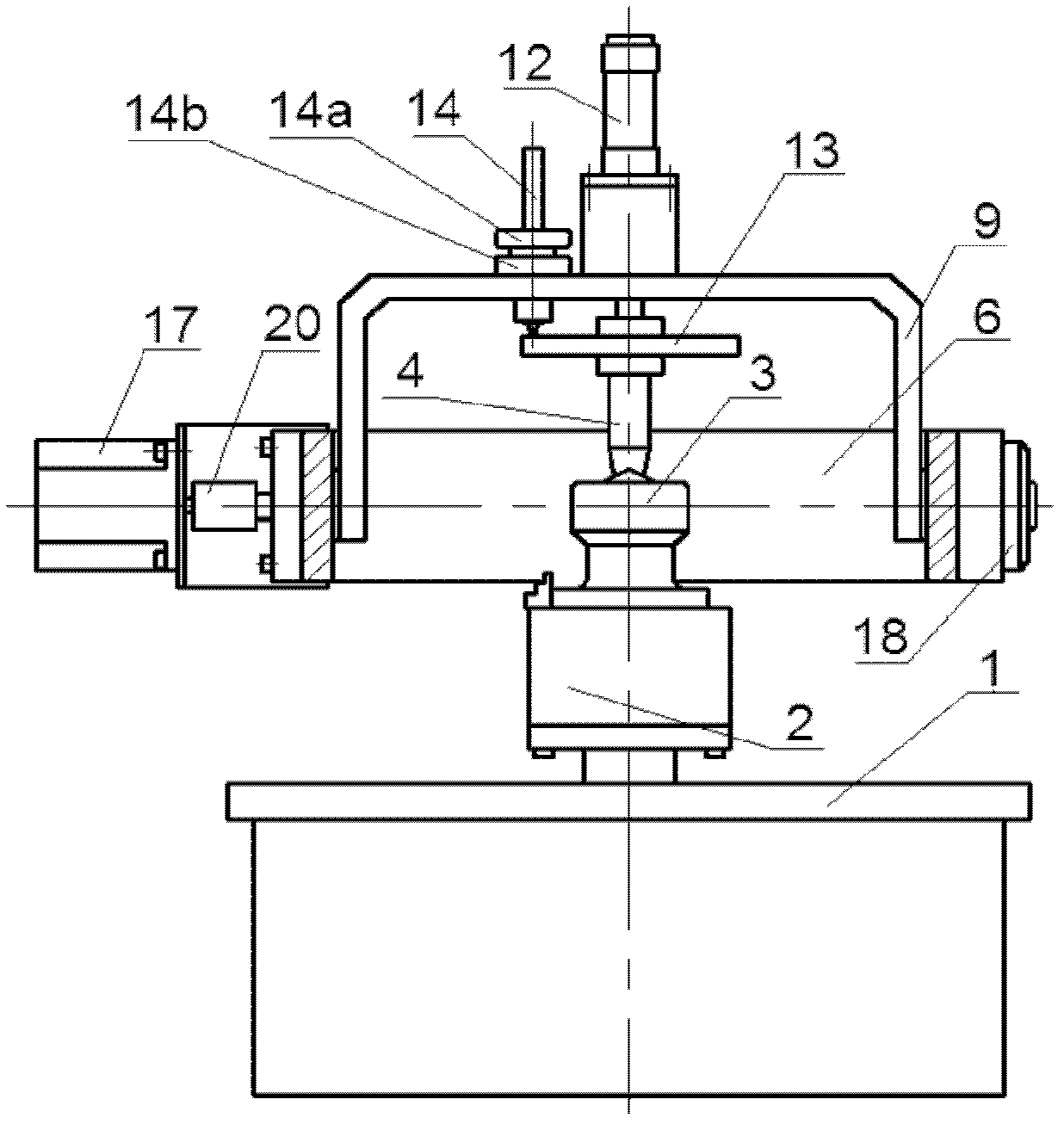 Precision spherical hinge clearance-measuring instrument and measurement method