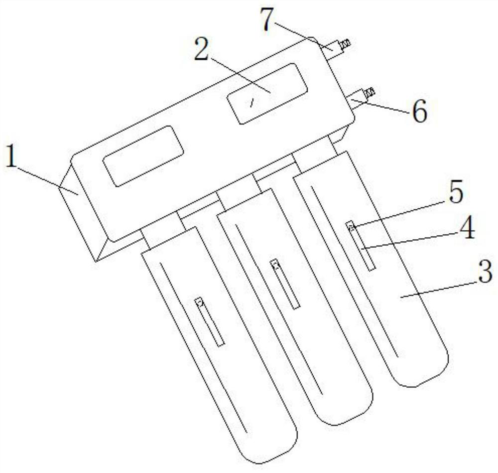 Water purifier with water sample testing function