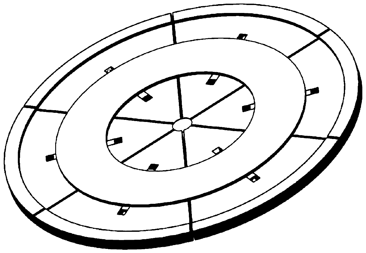 Mechanism for tightening thin film disc surface