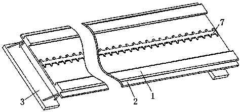 A continuous monitoring device for hydraulic reservoir dam surface deformation