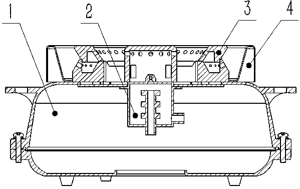 Ultrasonic diesel oil atomization nozzle and combustor adopting nozzle