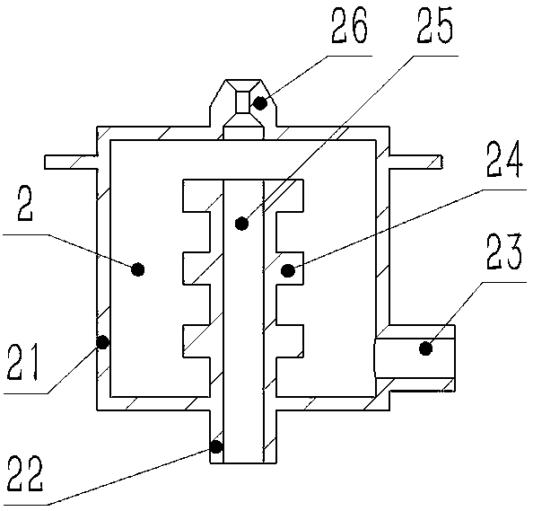 Ultrasonic diesel oil atomization nozzle and combustor adopting nozzle