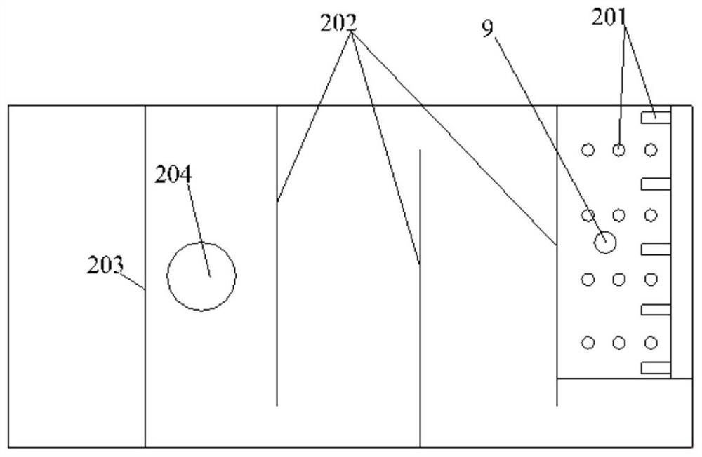 Purification treatment device for oily sewage