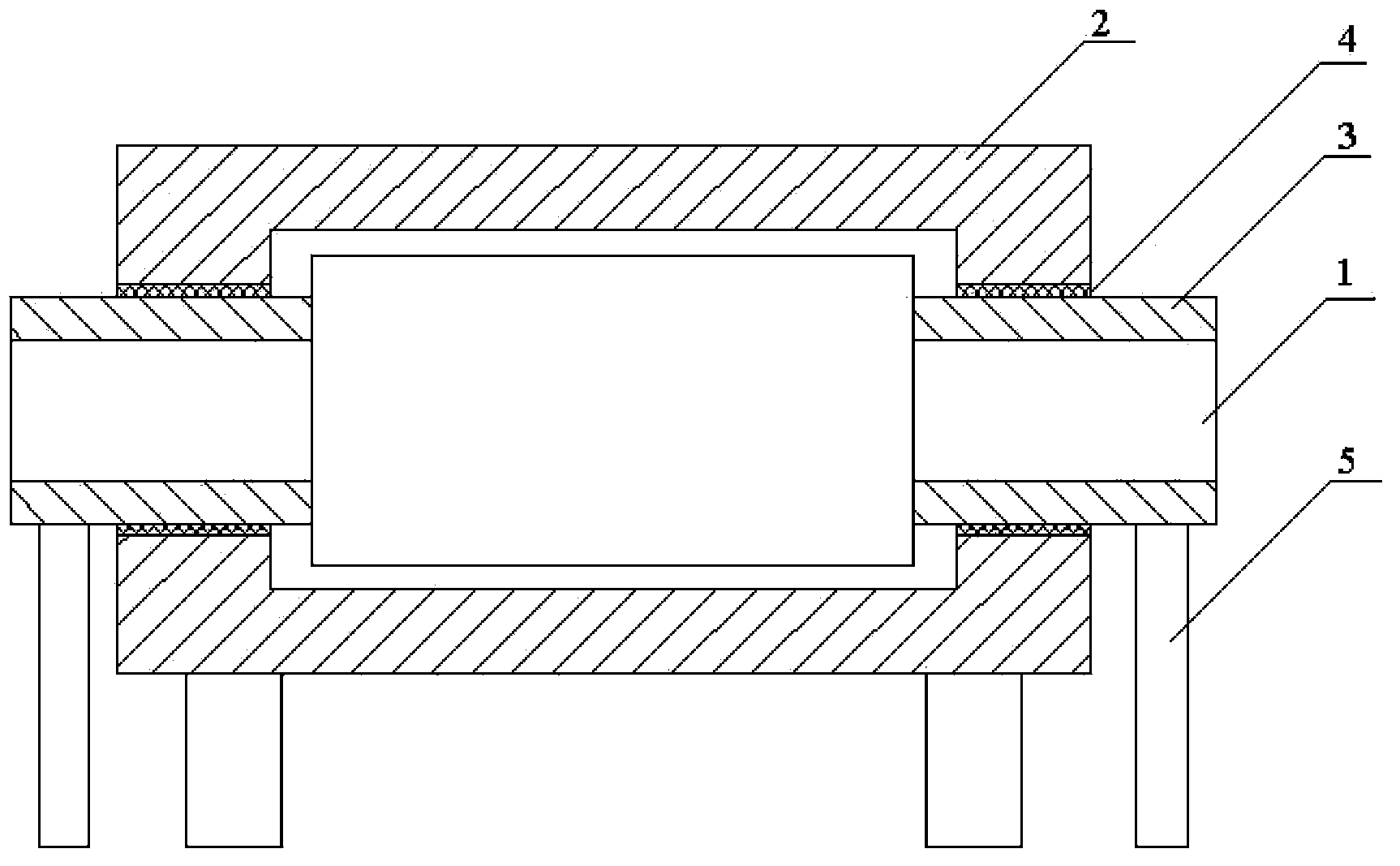 Differential temperature heat treatment method of minor-diameter high chromium cast-iron roll