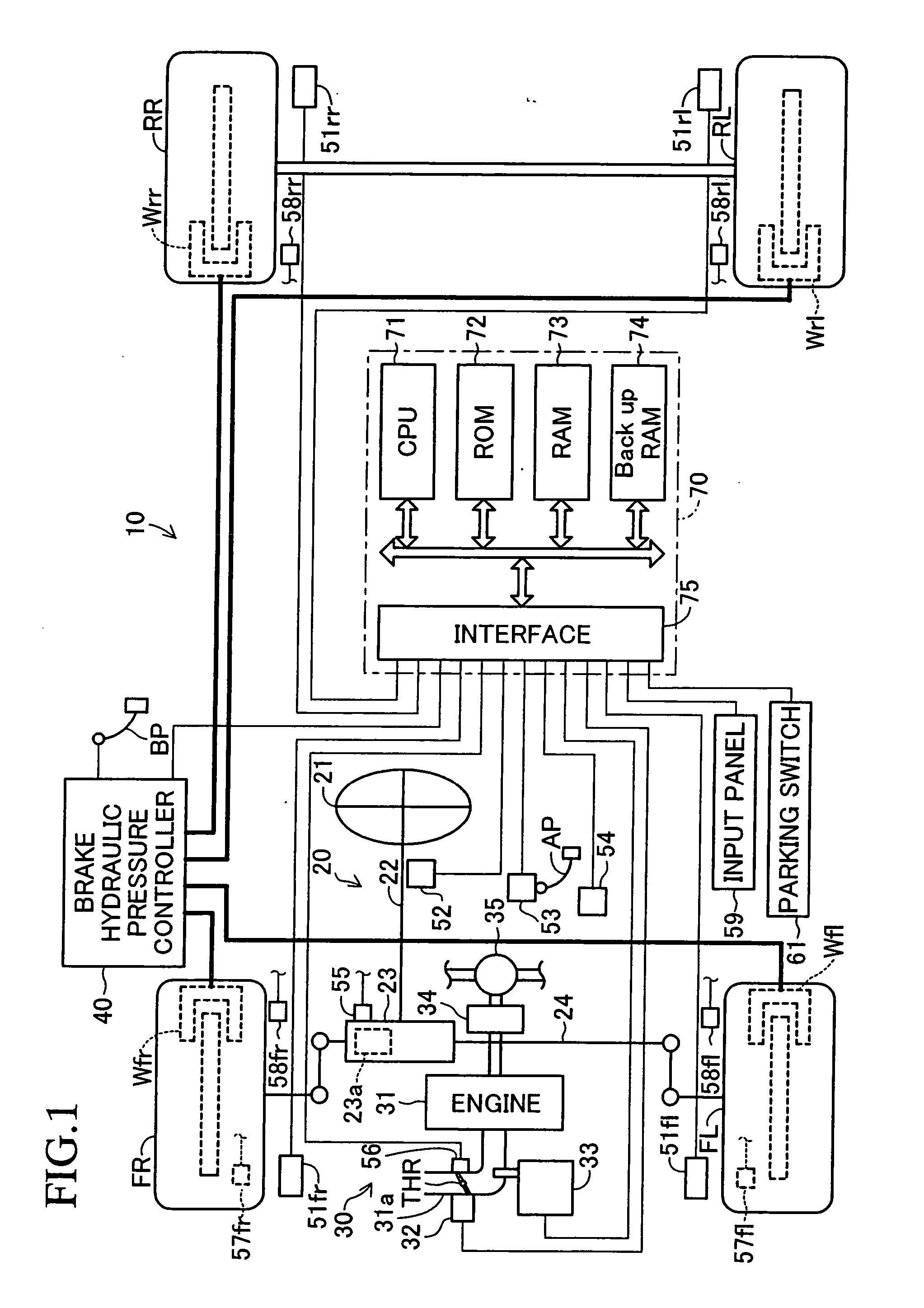 Automatic steering control apparatus for vehicle
