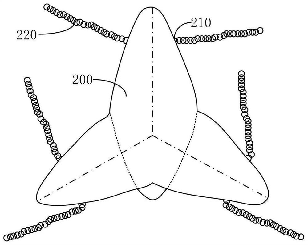 Wave absorbing device