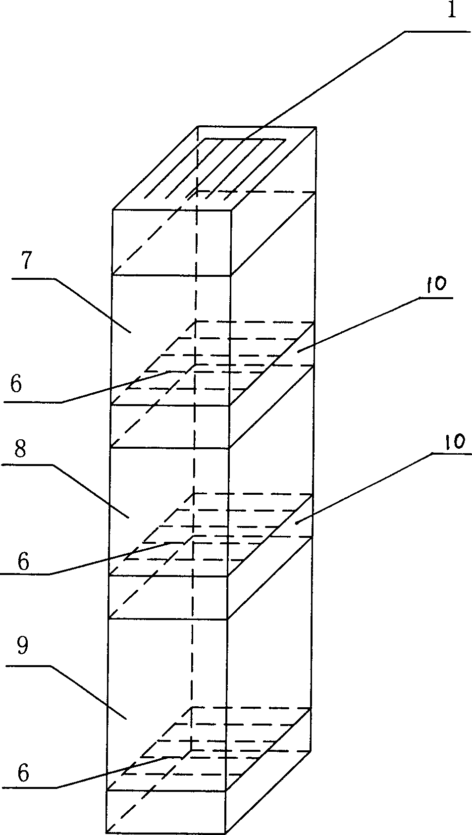 Method of carrying out sewerage treatment by using zoology filter cell and earthworm tower type zoology filter cell