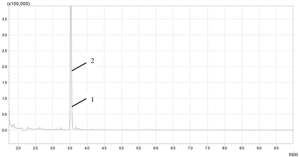 Construction method of GC-MS (Gas Chromatography-Mass Spectrometer) fingerprint chromatogram of Wu Nu Mountain ice wine