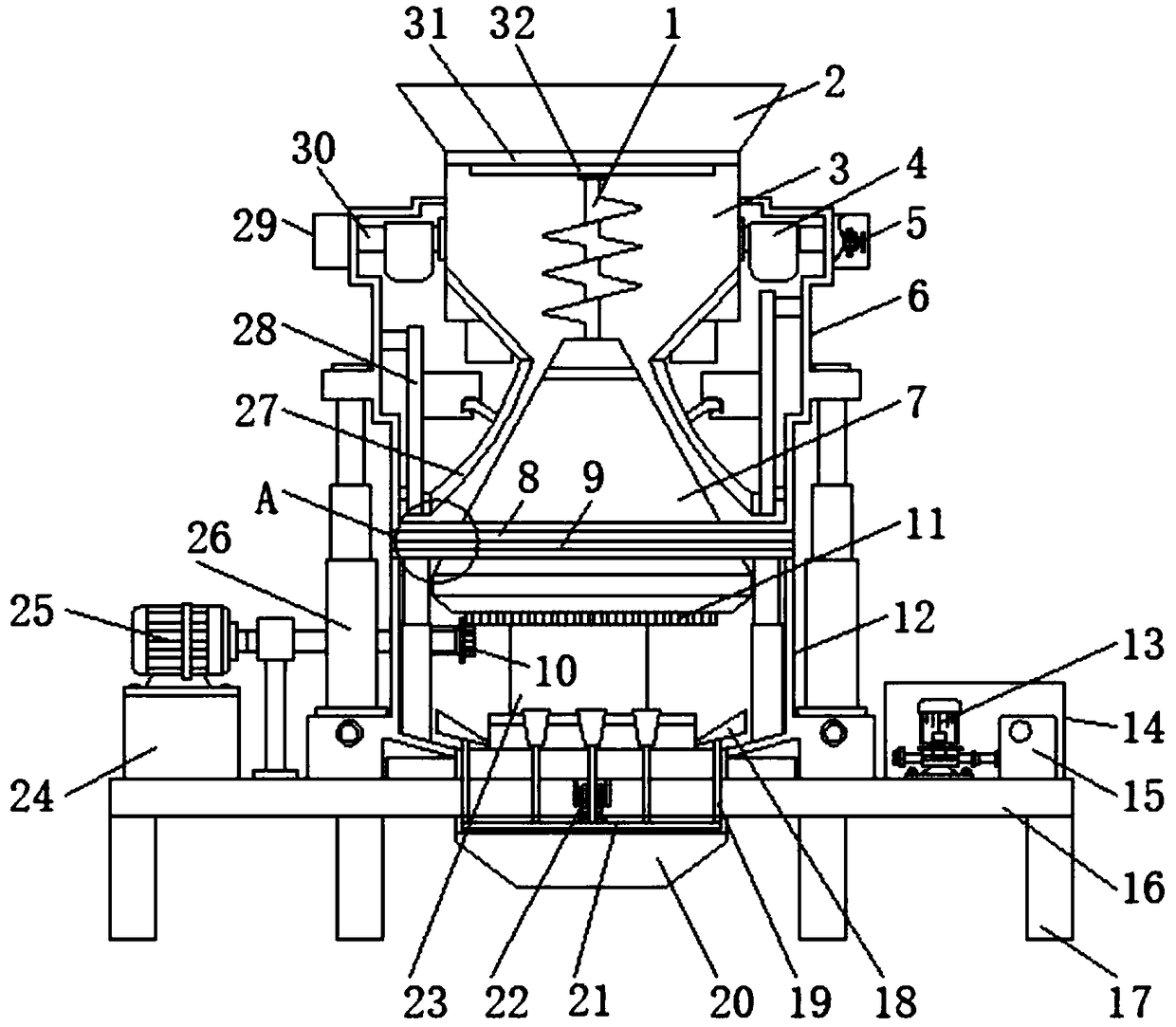 Cone crusher for ore pulverizing - Eureka | Patsnap develop ...