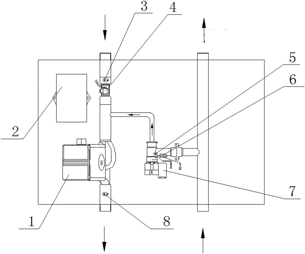 Intelligent constant-temperature circulation device for water heater