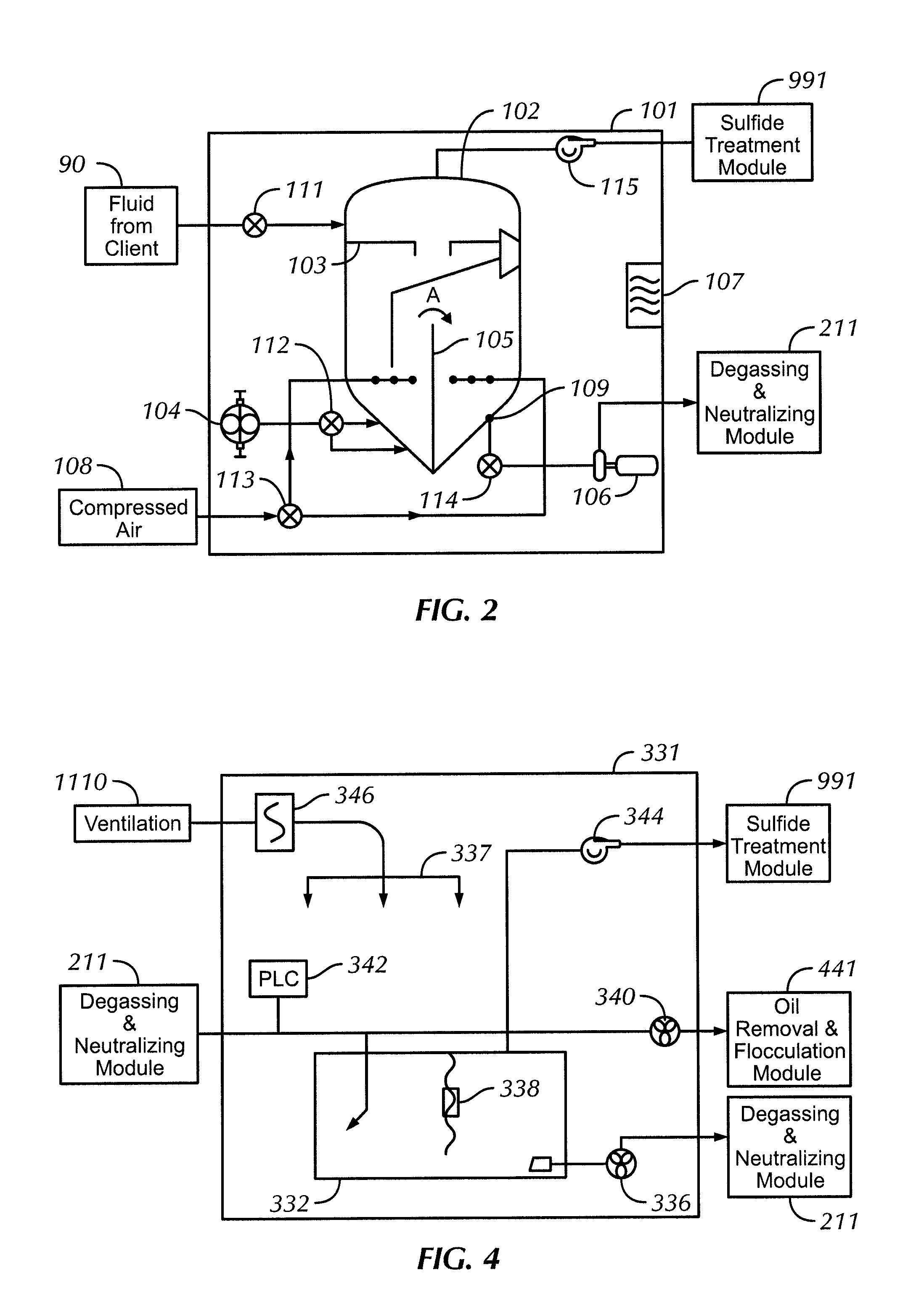 Hydrogen sulfide treatment system