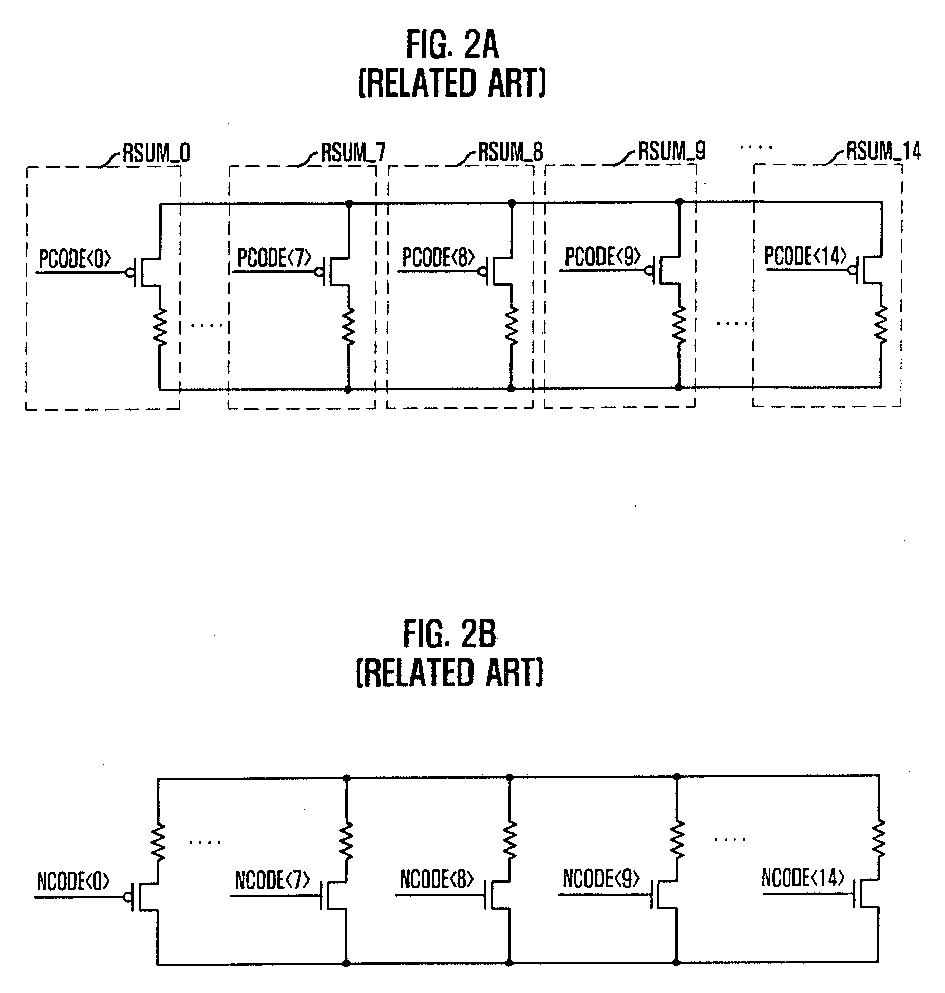 Parallel resistor circuit, on-die termination device having the same, and semiconductor memory device having the on-die termination device