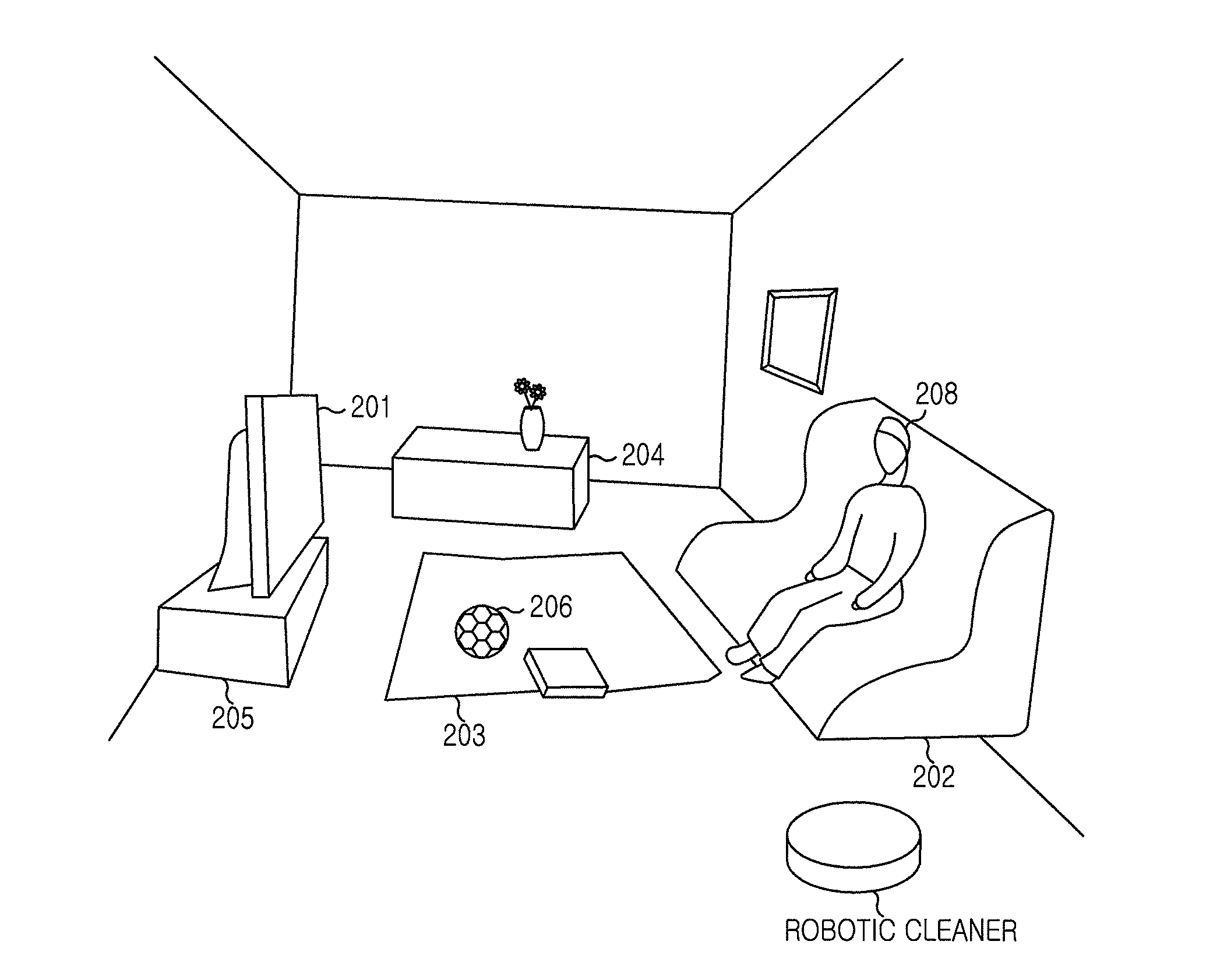Apparatus and method for controlling cleaning in robotic cleaner
