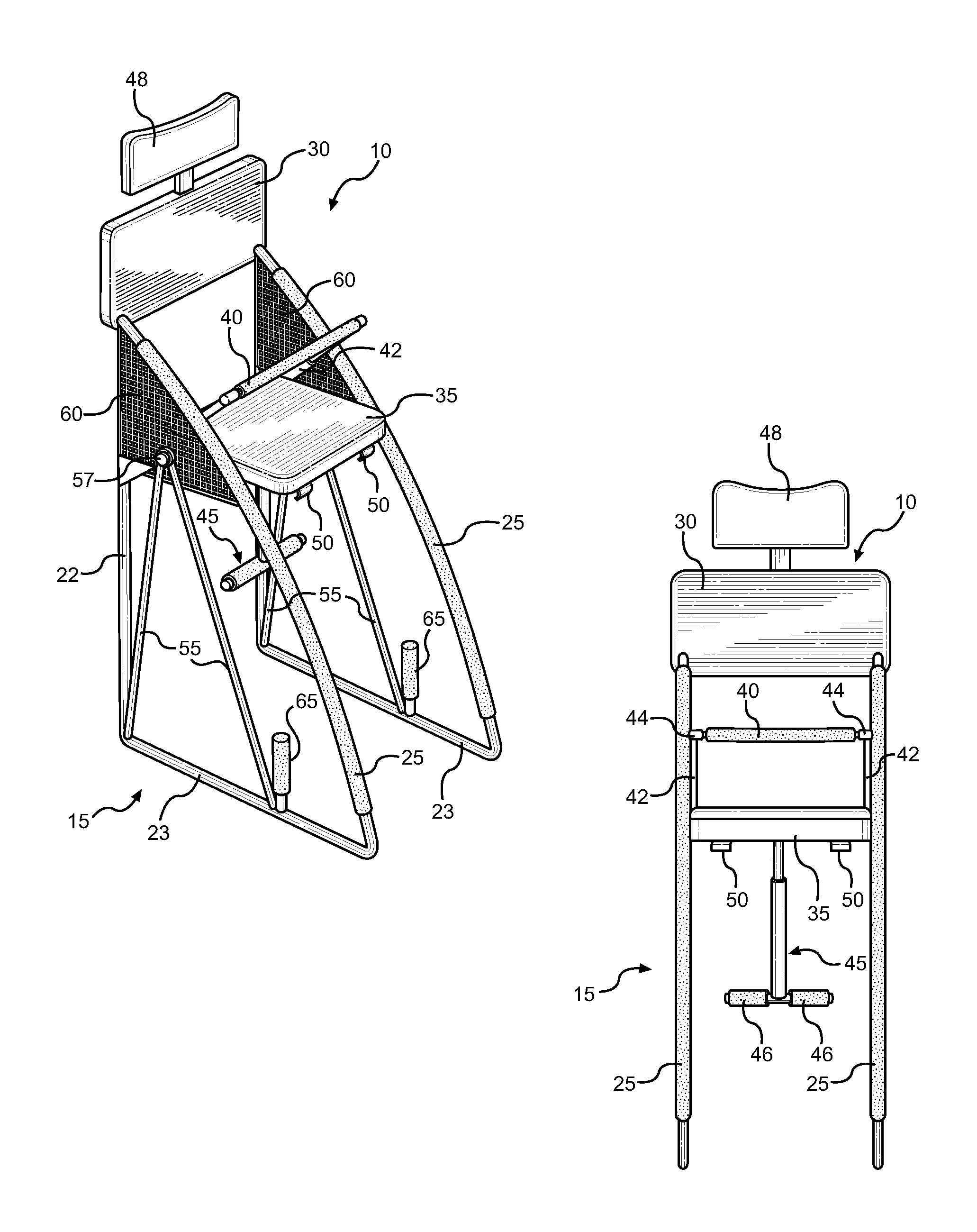 Seated Inversion Chair and Method of Treating Migraine Headaches