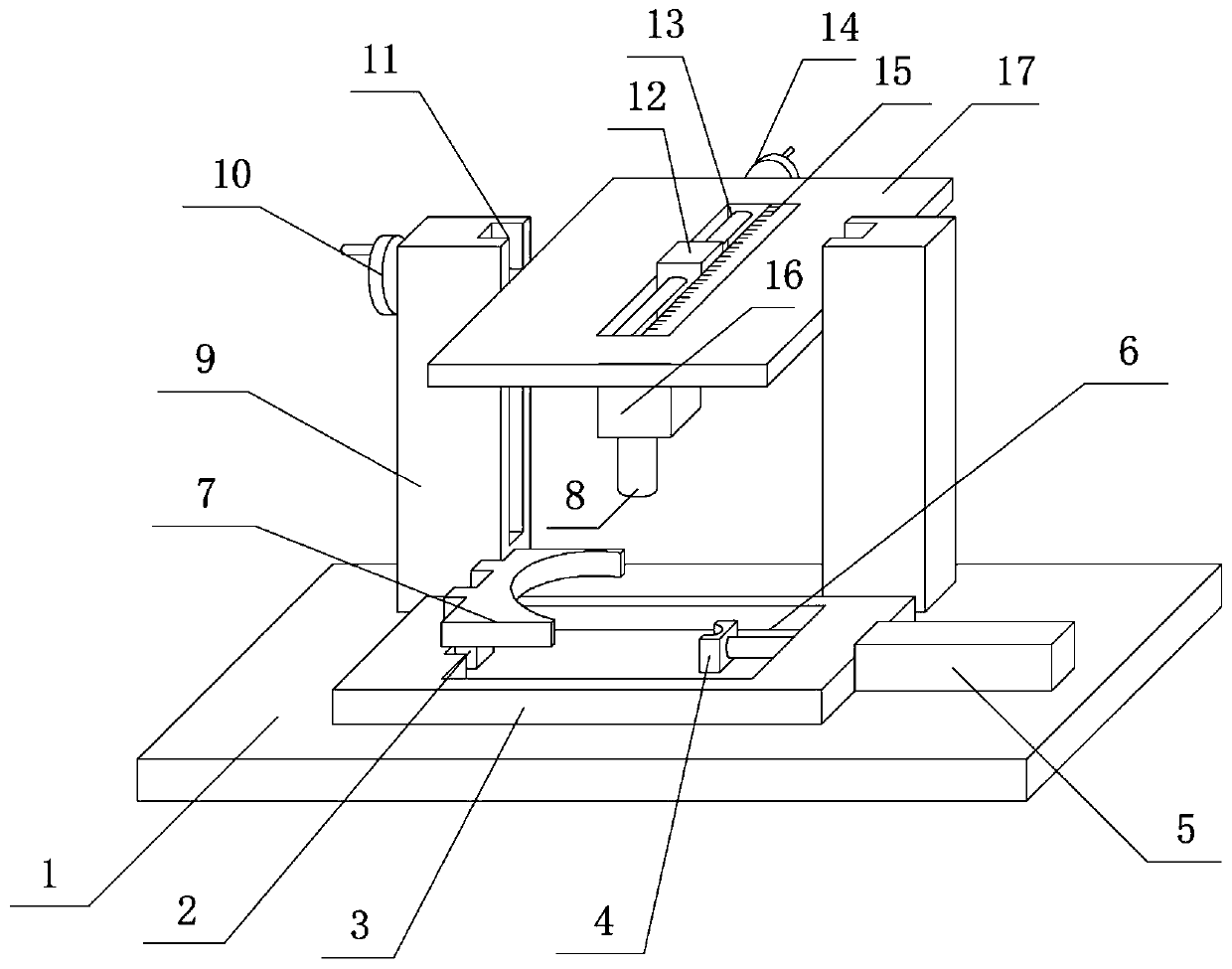 Production frame device for automobile clutch bearing