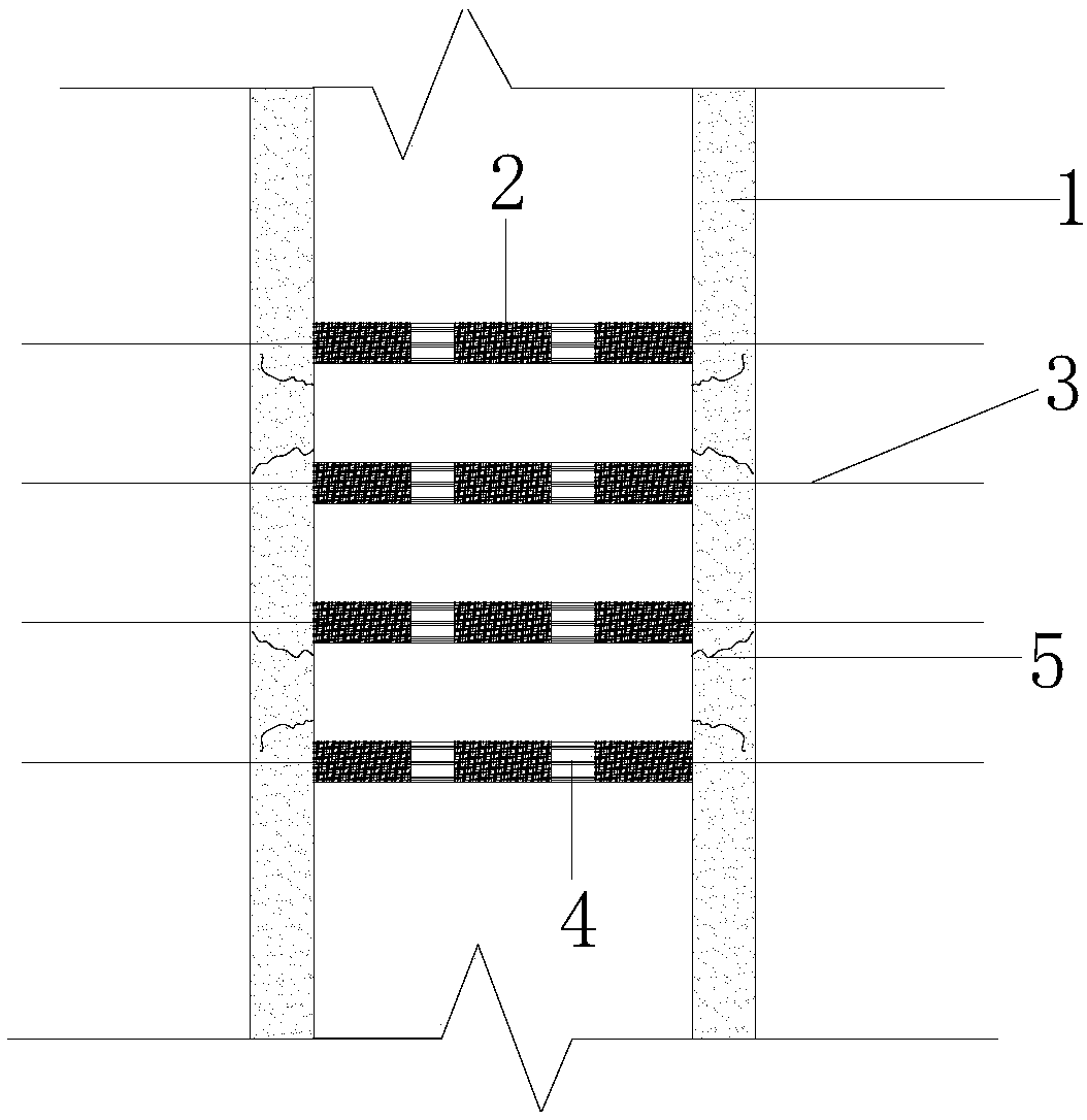 Different repair and reinforcement method based on classification of well wall rupture degree