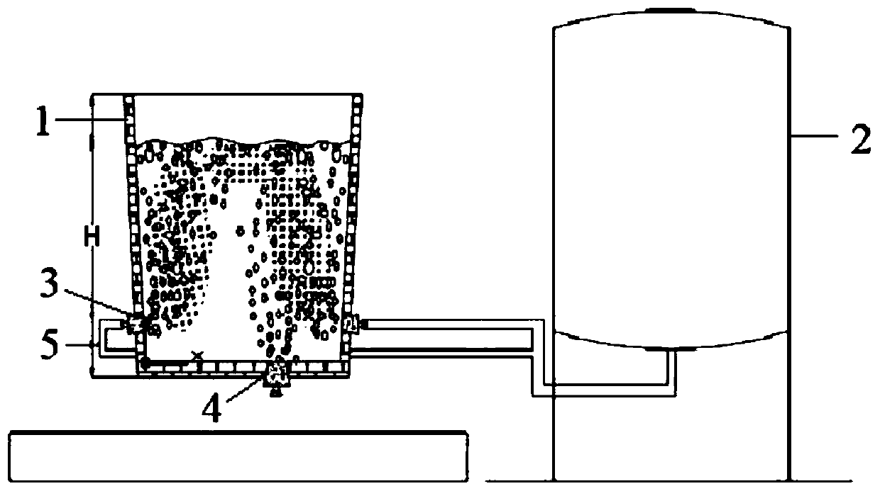 Steel ladle side-blowing powder-spraying molten steel refining device and method