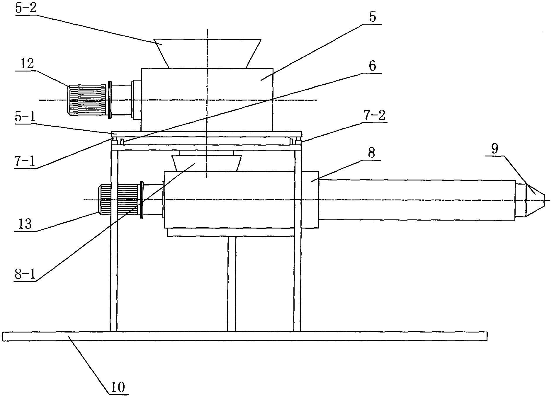 Storage, transportation and mixed preparation method for building mortar and special device thereof