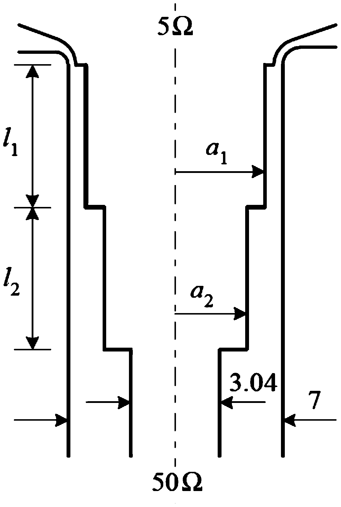 A method and device for impedance matching of a transverse electromagnetic wave chamber