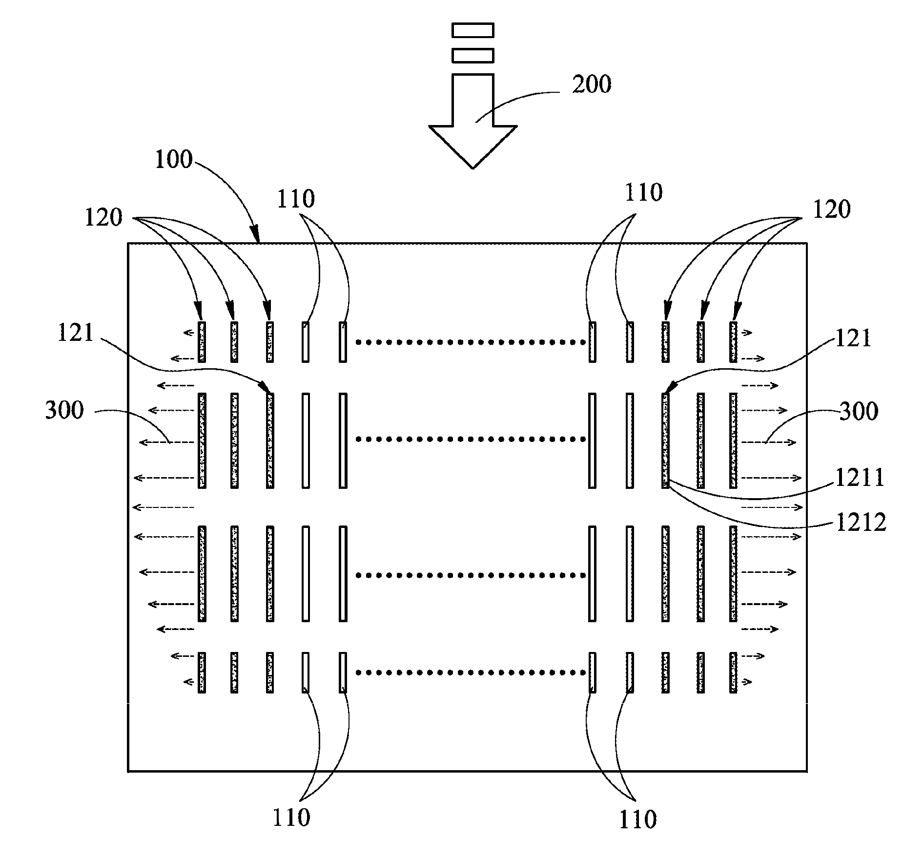 Printing steel plate having stress dispersion structure